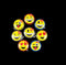 12 pack Emoji | Emoticon Light-Up YOYOs, variety of faces and impressions, Ultimate idea for Party Favors / Birthday Giveaways