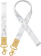 EcoVision Pack of 2 Wrist and Neck Lanyards for ID Badges, Wristlet Keychain Holder Car Key Lanyard for Women and Men
