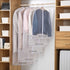 Perber Hanging Garment Bags Lightweight Clear Full Zipper Suit Bags (Set of 10) PEVA Moth-Proof Breathable Dust Cover for Closet Clothes Storage - 24'' x 32''/10 Pack