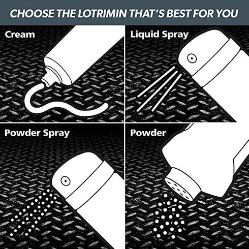 Lotrimin AF Athlete's Foot Powder Spray, Miconazole Nitrate 2%, Clinically Proven Effective Antifungal Treatment of Most AF, Jock Itch and Ringworm, 4.6 Ounces (133 Grams) Spray Can (Pack of 3)