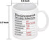 Funny Retirement Gifts, Retirement Weekly Schedule Coffee Mug, Retirement Gifts for Men Women 2021, Gift Idea for Retirement, Funny Coworker Gifts, Retired Mug 11 Oz White