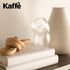Kaffe 3oz Small Espresso Cups. Double-Wall Borosilicate Glass Coffee Cups. Set of 2 (Two)