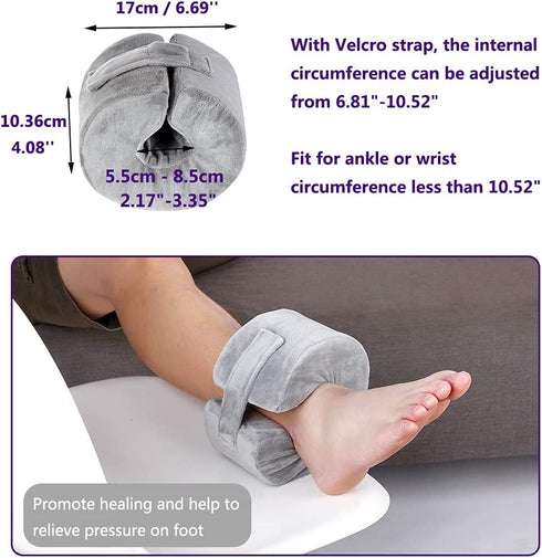 Foot Elevation Pillow Elevating Leg Rest Ankle Protector Foot Leg Support Pillow Broken Ankle Donut Foam Foot Elevator Cushion Heel Pillows Protection Leg Wedge Bed Sore Pillows Post Surgery (1 PCS)