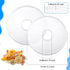Fruit Roll Dehydrator Sheets Round Dehydrator Sheets White Fruit Roll Sheets for Fruit Roll Dried Fruit Leather Meat Beef Christmas Birthday Party Home Kitchen Bakery Use, 12.2 Inch (4)