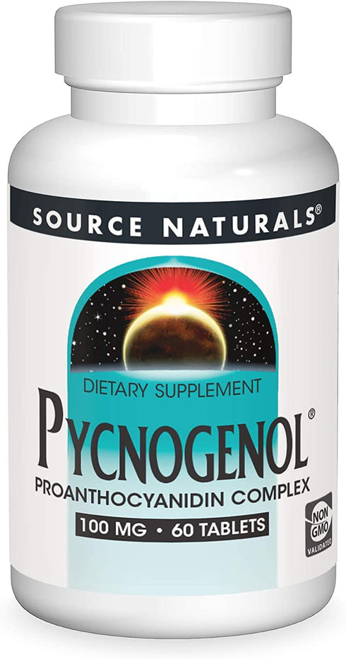 Source Naturals Pycnogenol 100 mg Proanthocyanidin Complex - 60 Tablets
