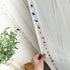 pureaqu Faux Linen Stripe Pattern Sheer Curtains for Bedroom/Kids Room Embroidered Colorful Rainbow Semi Sheer Voile Window Curtain for Living Room Rod Pocket Curtain Tulle W39 x L84 Inch 1 Panel