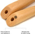 Bamber 4 Pieces Wooden Spoons for Cooking Wood Kitchen Utensil Set