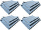Real Clean 16x16 Blue Microfiber Window Glass Cleaning Towels (Pack of 12)