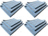 Real Clean 16x16 Blue Microfiber Window Glass Cleaning Towels (Pack of 12)