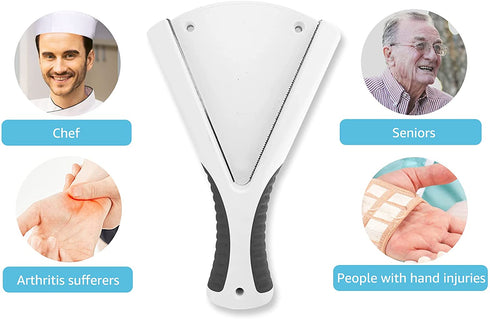 Jar Opener, Ideal Jar Lid Opener, Effortless to Unscrew Any-Sized Jar, Jar Gripper Tool Suitable for Weak Hands or Seniors with Arthritis, Lid Opener Grip Jar Opener Tool