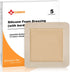 Carbou 5Pcs Silicone Foam Dressing 6" x 6" (15cmx15cm) - Square Wound Care Dressing with Border Adhesive Waterproof Central Ultra Absorbent-Foam(4.3" X 4.3")Waterproof Silicone Wound Bandage