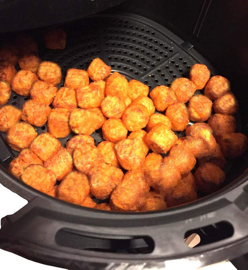 Air Fryer Replacement Grill Pan For Power XL Gowise 7QT Air Fryers, Crisper Plate,Air fryer Accessories, Non-Stick Fry Pan, Dishwasher Safe