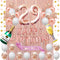 Fancypartyshop 29th Birthday Decorations - Rose Gold Happy Birthday Banner and Sash with Number 29 Balloons Latex Confetti balloons Ideal for Girl and Women 29 Years Old Birthday Rose Gold