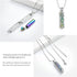 Imrsanl Cremation Urn Pendant Necklace with Hollow Cylinder Vial Keepsake Urn Cremation Jewelry Memorial Lockets for Ashes for Women Men