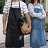 CACHIL Denim Apron With 5 Pockets for Cooking Kitchens