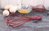 Rorence Silicone Utensil Set: Kitchen Utensil Set Baking Tools Set Includes Whisk Spatula Spoonula & Brush Set of 6 - Wine Red
