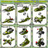 VATOS STEM Building Toys, 576 PCS Warcraft STEM Toys for 6 Year Old Boys 25-in-1 Engineering Building Bricks Destroyer Fighter Vehicles Blocks Kits Best Gifts for Kids Aged 6 7 8 9 10 11 12 Yr Old