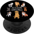 Fun Dog Puppy Lover Themed | Cute Just A Girl Who Loves Dogs PopSockets Swappable PopGrip