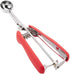 Mini Cookie Scoop, Cookie Dough Scoop, 2 Teaspoons/ 10 ML, 2/3 Tablespoons Spring-Loaded Scoop, Red, 18/8 Stainless Steel, Comfortable Grip
