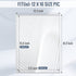 Homso 12x16 Poster Frame in Silver with Thin Aluminum Metal edge and Clear Acrylic for Wall Mounting Horizontally and Vertically