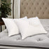 Precoco Pillow Cases King Size-100% Cotton Pillowcase Covers with Zipper Hidden, Breathable & Ultra Soft/Pillow Covers for Easy Care,2 Pack/White