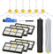 LhhTing Replenishement Kit for 800 900 Series 850 860 861 866 870 880 890 960 980 Vacuum Accessories, Replacement Parts with 1 Set of Multi-Surface Rubber Brushes 6 Filters 6 Side Brushes