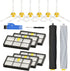 LhhTing Replenishement Kit for 800 900 Series 850 860 861 866 870 880 890 960 980 Vacuum Accessories, Replacement Parts with 1 Set of Multi-Surface Rubber Brushes 6 Filters 6 Side Brushes