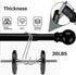 HOSKO Telescoping Curtain Rods for 28 to 60 Inches - 1 Inch Curtain Rods for Windows, Suit for Kitchen, Living Room, Bedroom(Brackets Included)
