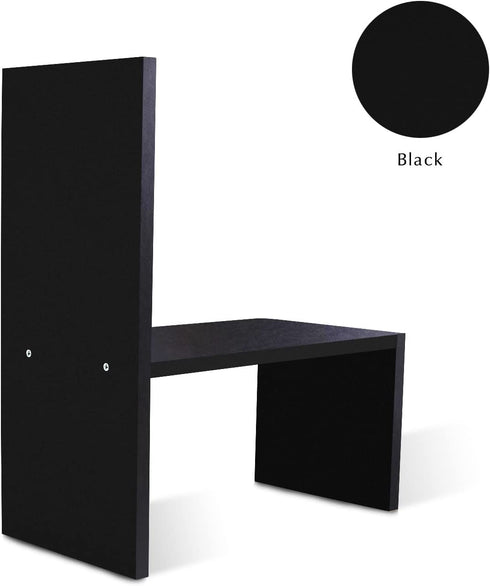 Jerry & Maggie - Desktop Organizer Office Storage Rack Adjustable Wood Display Shelf | Birthday Gifts - Toy - Home Decor | - Free Style Rotation Display - True Natural Stand Shelf Black
