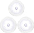 Ailun Motion Closet Light Sensor Light Lamp 3Pack Cordless LED Night Light for Hallway Kitchen Bathroom Bedroom Stairs Safe Lights Daylight White Battery Not Included