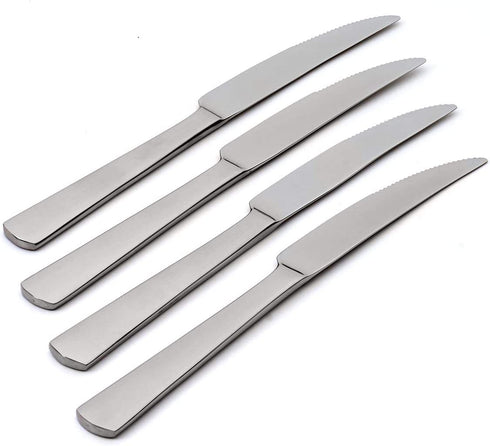 Oneida Aptitude Everyday Flatware Dinner Knives, Set of 6 , 18/0 Stainless Steel, Silverware Set, Dishwasher Safe