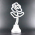 Deco Table and Wall Hanging LED Neon Rose Sign for Bedroom Night Lights and Decorative Lights (Rose)
