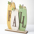 YAblue Fall Decorations Pumpkin Block Wooden Thanksgiving Sign Rustic Farmhouse Table Decor Autumn Harvest Decoration 15.2 x 11.6 Inch
