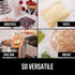 Gorilla Grip Airtight Vacuum Sealer Bags, 2 Pack, 6x Fresher Food, Pack A Meal Saver, Leakproof, Puncture Resistant, Prevents Freezer Burn, for Sous Vide, Microwave and Dishwasher Safe, 8 IN x 50 FT