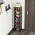 8 Tiers Vertical Shoe Rack , Narrow Shoe Shelf Space Saving Shoe Organizer for Entryway Door