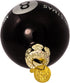 Kurt Adler 40mm Medallion Collection 15 Piece Glass Pool Balls