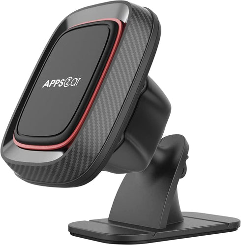 APPS2Car Magnetic Phone Holder for Car, Dashboard Magnetic Car Mount, 360° Rotation Car Magnetic Phone Mount with Strong VHB Adhesive, for All Cell Phones