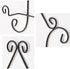CUKE2BEET 3 Pack 16 inch Wall Mount Plate Display Hanger, Large Wall Easel Holder Vertical Plate Stand Holders, Wall Display Picture Frame Stand for Decorative Plates, Arts