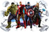 ZI XIN Superhero Wall Stickers Avengers Wall Decals Excellent Vinyl Wall Decor for Boys Room Living Room ( Size 35.4 x 23.6 inch)