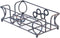Boston International Guest Towel/Buffet Napkin Caddy Tray, Antique Copper