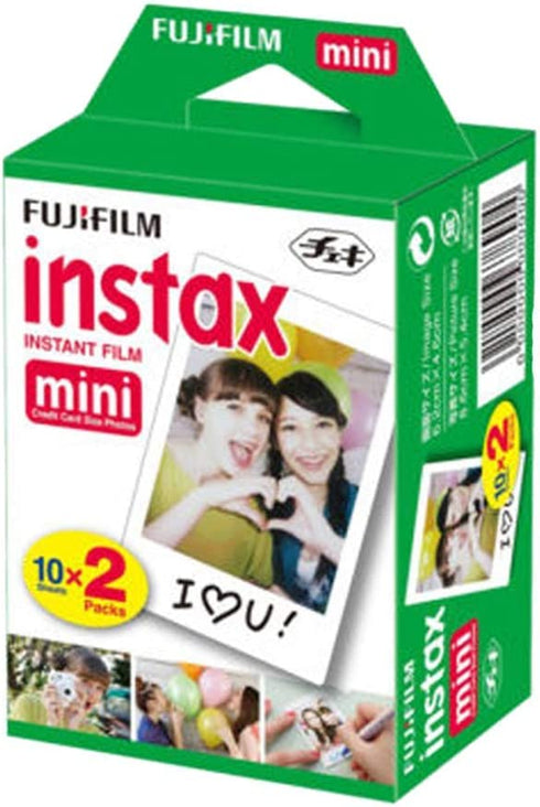 Fujifilm INSTAX Mini Instant Film 2 Pack = 20 Sheets (White) for Fujifilm Mini 8 & Mini 9 Cameras, Model:4332059078