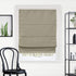 CHICOLOGY Roman Shades for Windows , Roman Window Shades , Roman Shades , Blackout Shades , Window Treatments , Window Shades for Home , Window Shade , 48" W X 64" H , Del Mar Sandscastle (Blackout)
