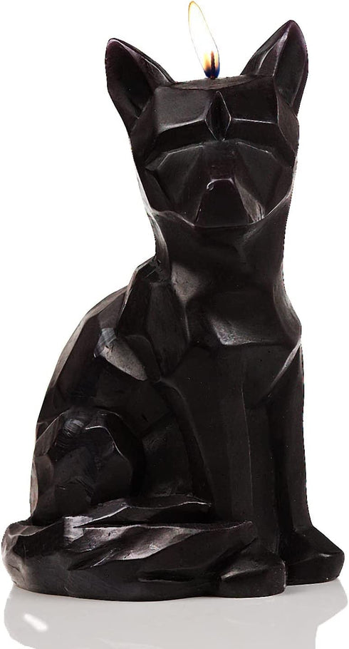 Gute Geometric Fox Candle - Unique Gift for Animal Lovers - Fox Skeleton Candle 7" H Burns for 5.5 Hours! - Animal Candles, Animal Party Gifts, Birthday Gifts