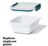 OXO Good Grips Prep & Go 4.3 Cups/1.02 L Sandwich Container | Leakproof Food Storage | Ideal for sandwiches and leftovers | BPA Free | Microwave and Dishwasher Safe | Freezer Safe | Stain Resistant