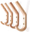 Papatop Wooden Hooks Wall Mounted Wood Coat Hook Decorative Wall Hook Hat Rack 4pcs
