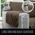 Sofa Shield Patented Large Recliner Slipcover, Reversible Tear Resistant Soft Quilted Microfiber, 28" Seat Width, Durable Furniture Stain Protector with Straps, Washable Cover for Dogs, Kid, Chocolate