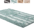 La Maison Cozy,24x17,Soft Absorbent Washable Bath Rugs for Bathroom, Microfiber Dries Quickly, Luxury Chenille Shaggy Non-Slip Bathroom Carpet Mats, Rugs for Bathtub and Shower Floor,Turquoise