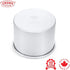 Crown Cake Pans 4 inch Round, 3" Deep, Set of 2, Heavy Duty, Fully Straight Sides, Even-Heating, Made in Canada