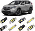 BRISHINE White Interior LED Lights Kit for Honda CR-V 2013 2014 2015 2016 2017 2018 2019 2020 2021 Super Bright 6000K LED Interior Light Bulbs Package + License Plate Lights and Install Tool