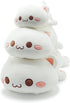 Onsoyours Cute Kitten Plush Toy Stuffed Animal Pet Kitty Soft Anime Cat Plush Pillow for Kids (White A, 12")